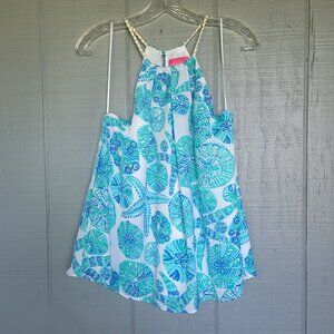 Lilly Pulitzer for Target Print Halter Tank Top. Size SP